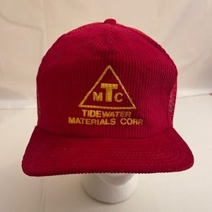 Vintage Corduroy SnapBack with Local Advertising